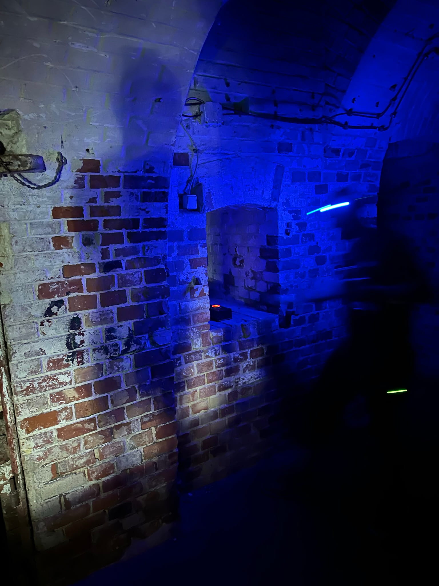 Niebieskie oświetlenie